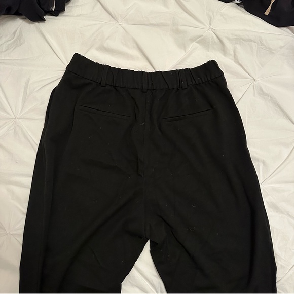 Black Straight Leg Trousers - Picture 3 of 4